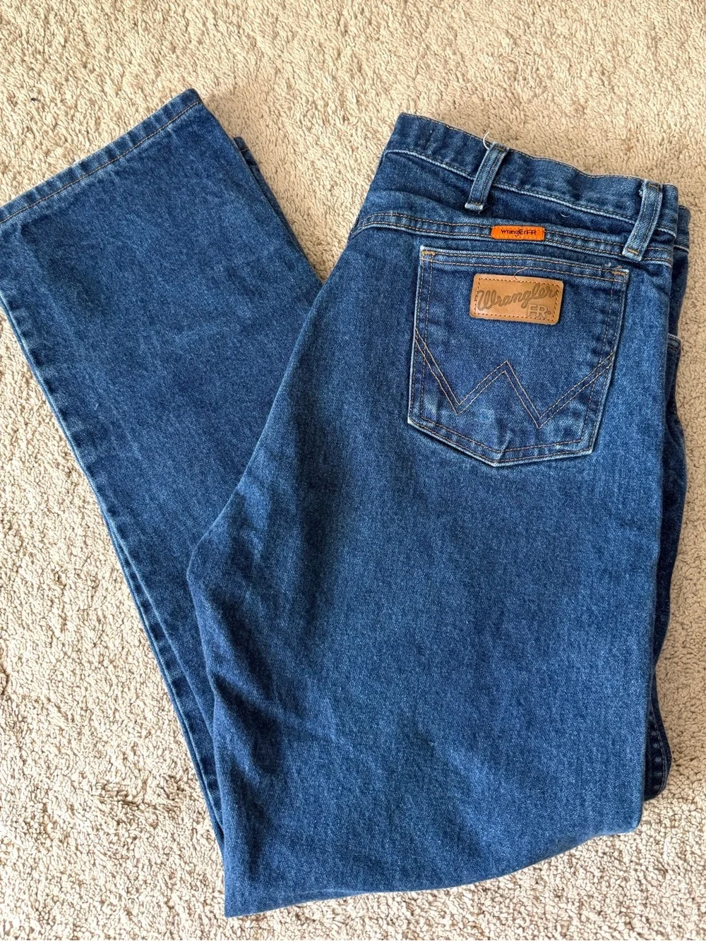 Wrangler 13 Original FR Flame Resistant Jeans Men Size 38x32 FR13MWZ Cowboy Cut